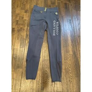 Holland Cooper Hickstead Equestrian Breeches Full Silicone Seat – Gray – 28 x 28